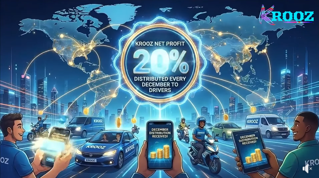KROOZ offer 20 percent profit share to drivers